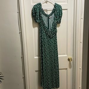 Reformation “pearl” off the shoulder dress size 12